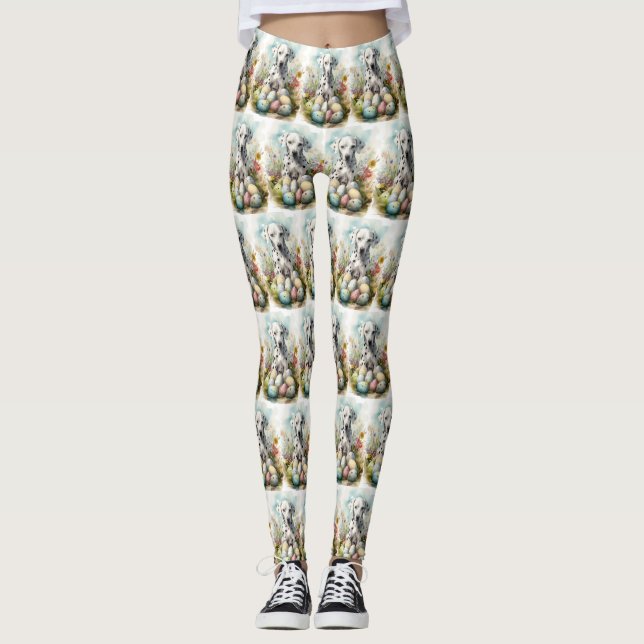 Leggings Dalmacia con huevos de Pascua (Anverso)