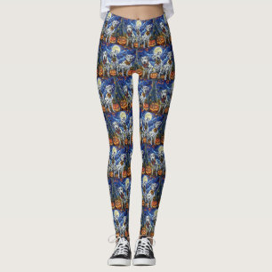 Leggings Dalmatian Halloween Spooky