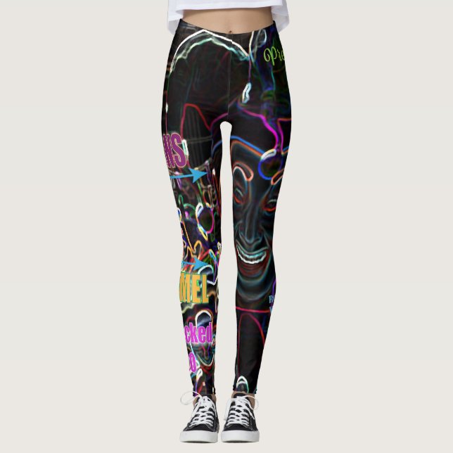 Leggings Damas con Bonito SR 2020 - Neon Mardi Gras (Anverso)