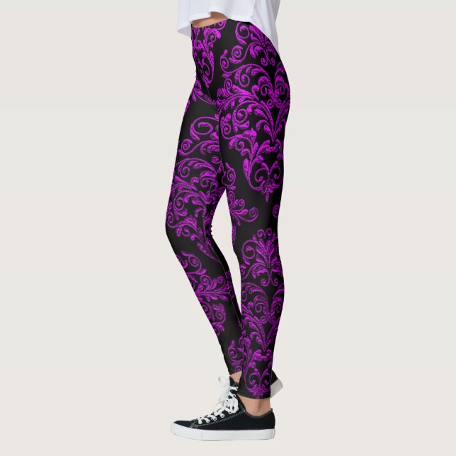 Leggings Damasco gótico grande II elegante (Izquierda)