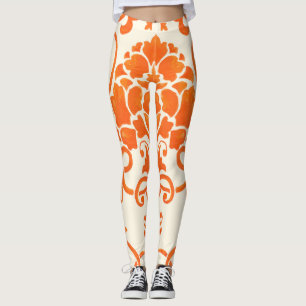 Leggings Damasco Vintage: Textura elegante sin costura