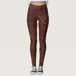 Leggings Damasco | Zazzle_Growshop.
