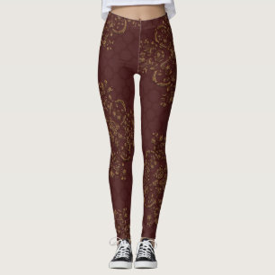 Leggings Damasco   Zazzle_Growshop.