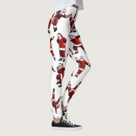Leggings Dancing Santa
