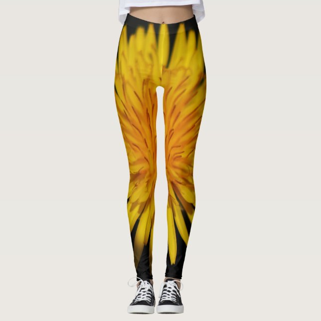 Leggings Dandelion Flower lecna (Anverso)