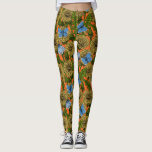 Leggings Dandelion medow<br><div class="desc">Patrón vectorial sin fisuras con dientes de león y mariposas azules comunes.</div>