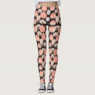 Leggings Dandelions -Medio siglo- Diseño retro moderno