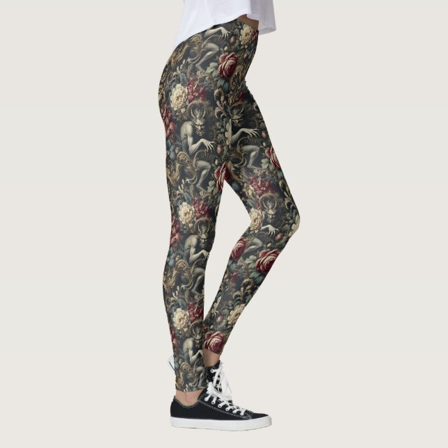 Leggings Danos de la Decadencia - Victoriano gótico (Derecha)