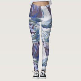 Leggings Danza de pintura de cascada