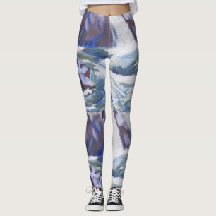 Leggings Danza de pintura de cascada