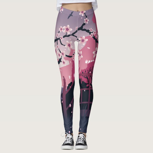 Leggings Dark Blossom (Anverso)