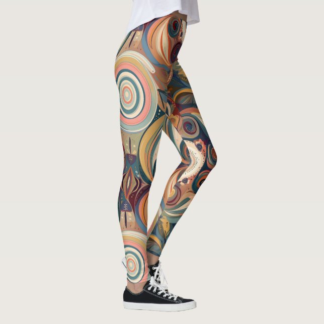 Leggings Dark Bohemian Dream Watercolor (Derecha)