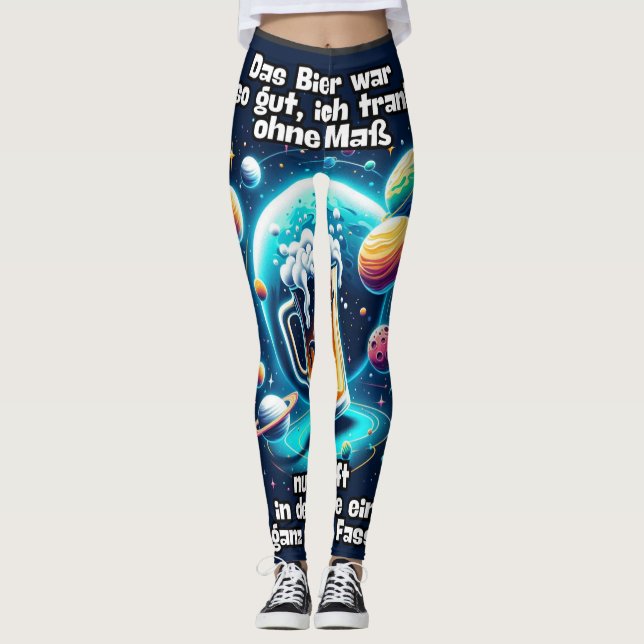 Leggings Das Bier im Kopf  (Anverso)