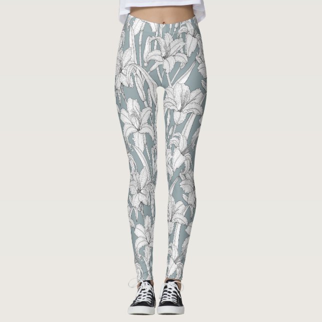 Leggings Daylilies (Anverso)
