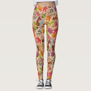 leggings de albaricoques de otoño de boho