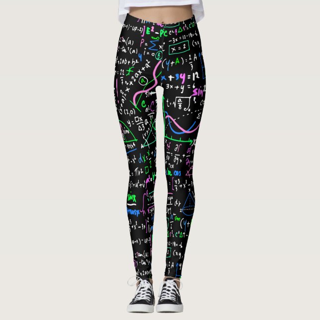 leggings de amante de las matemáticas (Anverso)