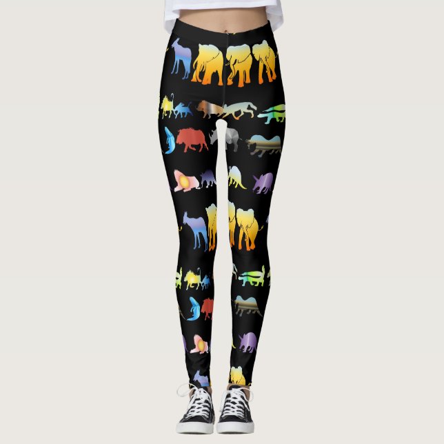 Leggings de animales para mujeres (Anverso)