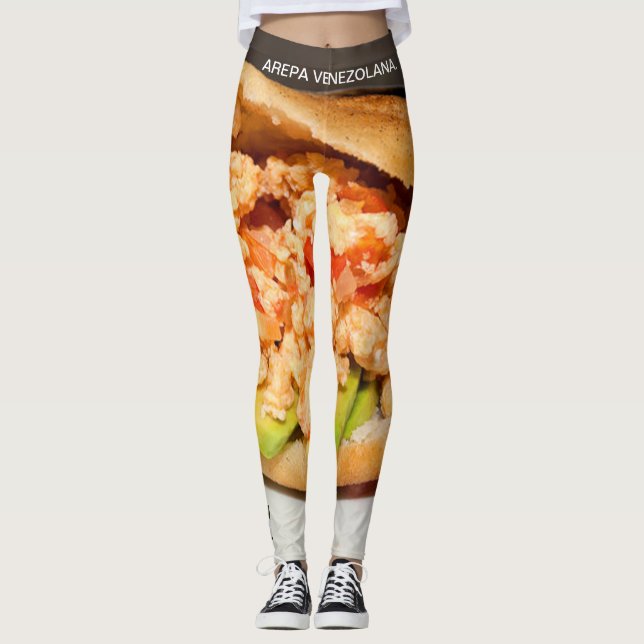 LEGGINGS DE AREPA VENEZOLANA. (Anverso)