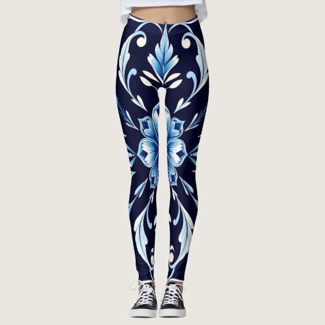 leggings de armonía azul (Anverso)