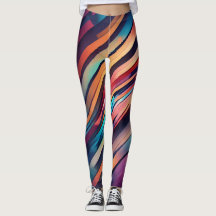 leggings de arte abstracto.