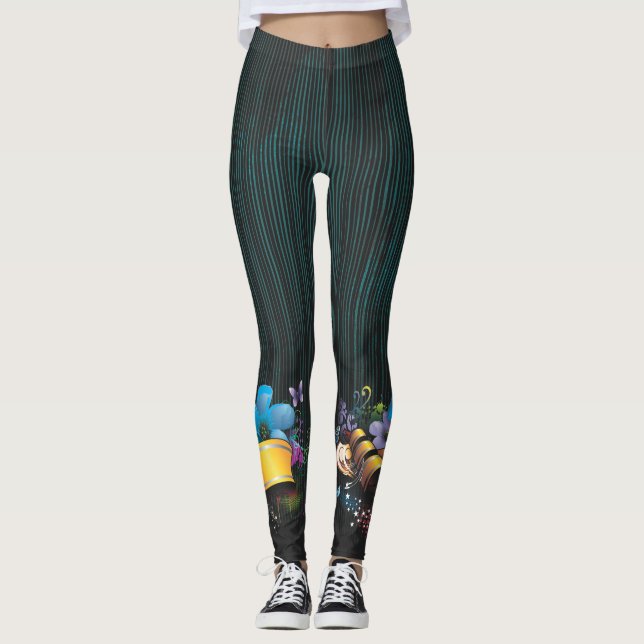 Leggings de Arte Abstracto 52 (Anverso)