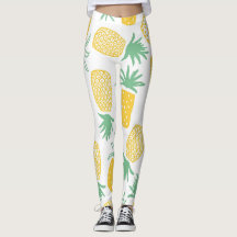 Leggings de athleisure con estampado de piña 2