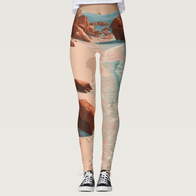Leggings de Aventura Costera de Verano (Anverso)