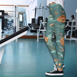 Leggings de aventuras oceánicas