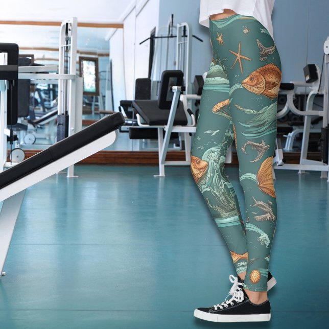 Leggings de aventuras oceánicas (Subido por el creador)