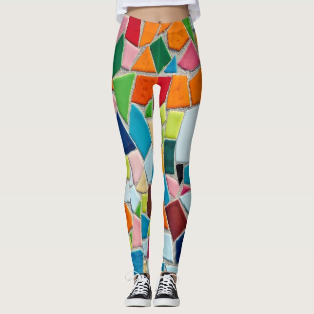 leggings de baldosas de mosaico (Anverso)