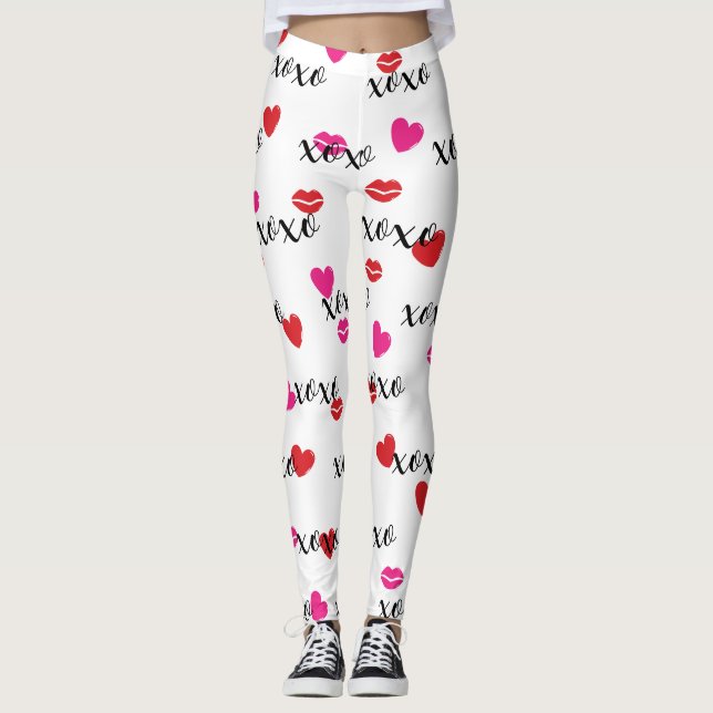 leggings de besar y corazones (Anverso)