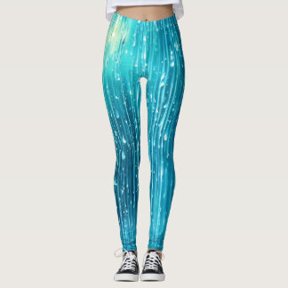 Leggings de cadera azul cielo para las mujeres