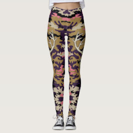 Leggings de camo rosado