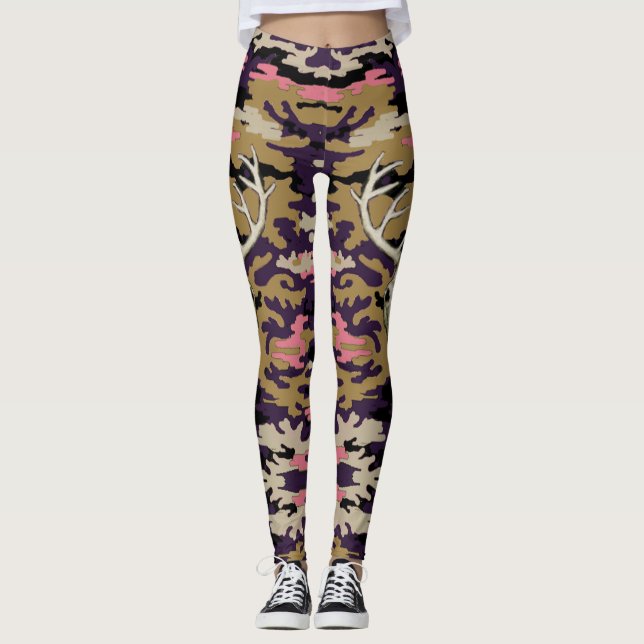 Leggings de camo rosado (Anverso)