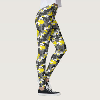 Leggings de camuflaje amarillo