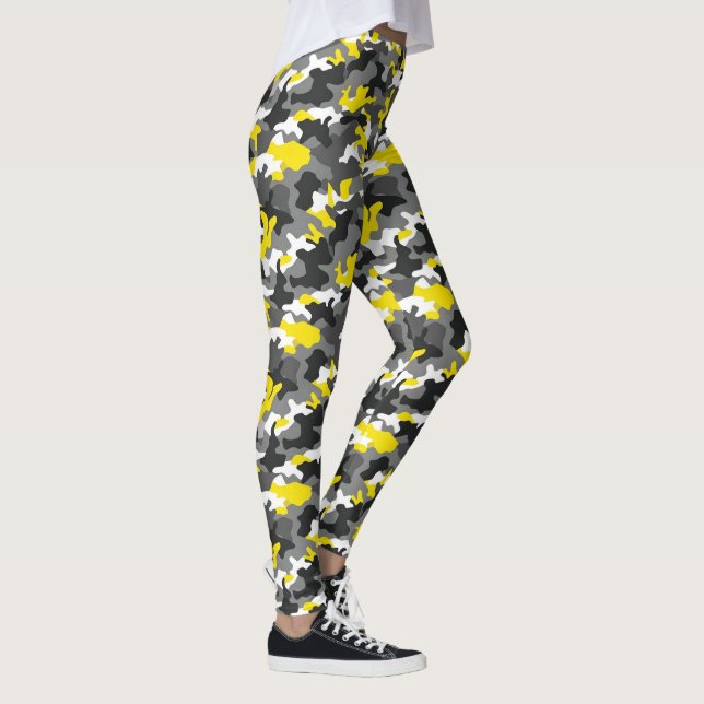 Leggings de camuflaje amarillo (Derecha)