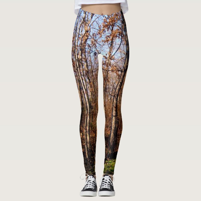 Leggings de Camuflaje de Patrón de Árbol (Anverso)