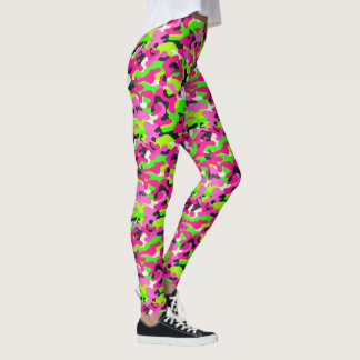 Leggings de Camuflaje Neon
