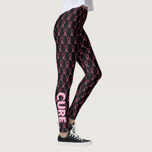 Leggings de Cinta de Concientización Rosa para el 