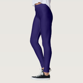 leggings de cintura alta morado oscuro
