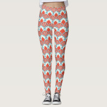Leggings de concha de mujer