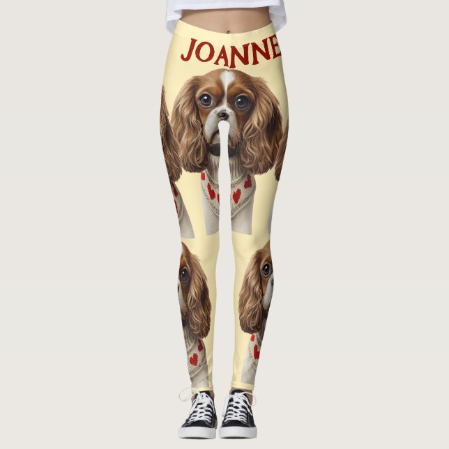 Leggings de corazón de amor cavalier (Anverso)