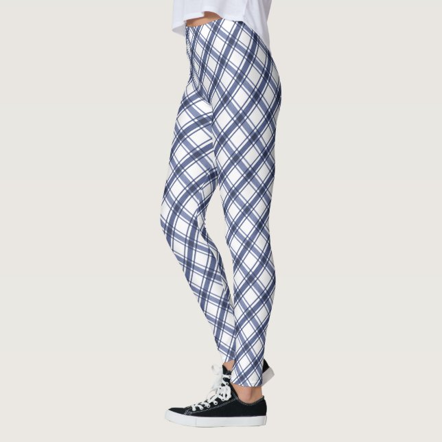Leggings de Cuadro Azul (Izquierda)