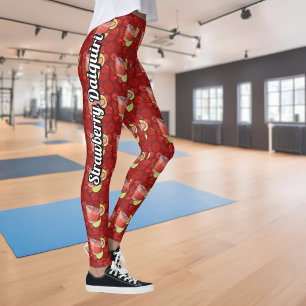Leggings de Daiquiri de Fresa