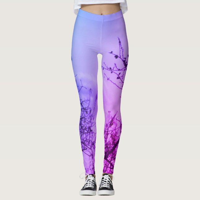 Leggings de dama elásticas de estilo súper eco (Anverso)