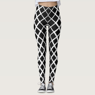 leggings de diamantes cuadrados