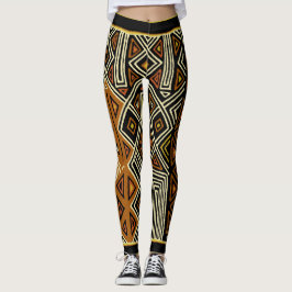 Leggings de diseñador africano Kuba