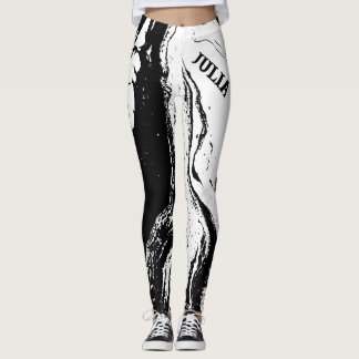 Leggings de diseño abstracto personalizado de moda