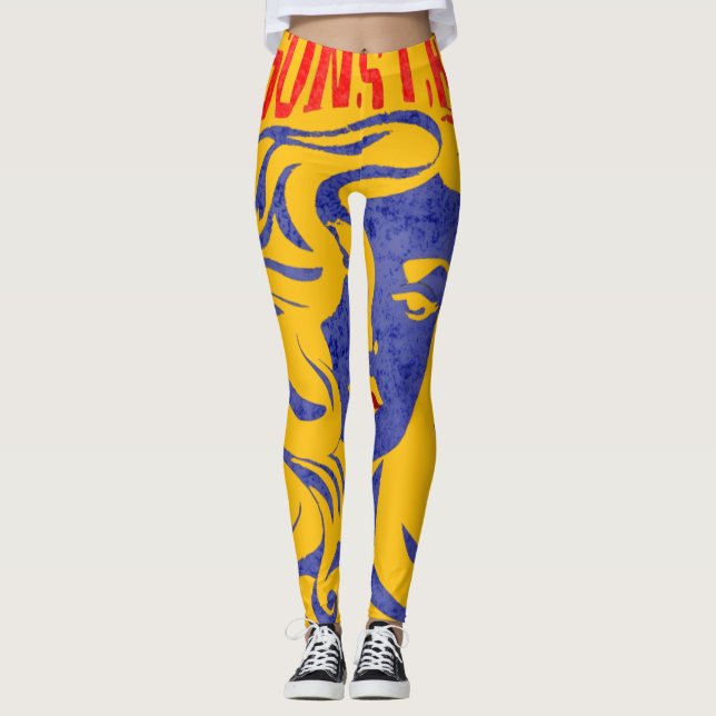 LEGGINGS DE DISEÑO DE LECCIONES MANIPULADAS PARA M (Anverso)