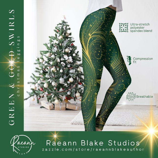 Leggings de diseño navideño festivo (Subido por el creador)